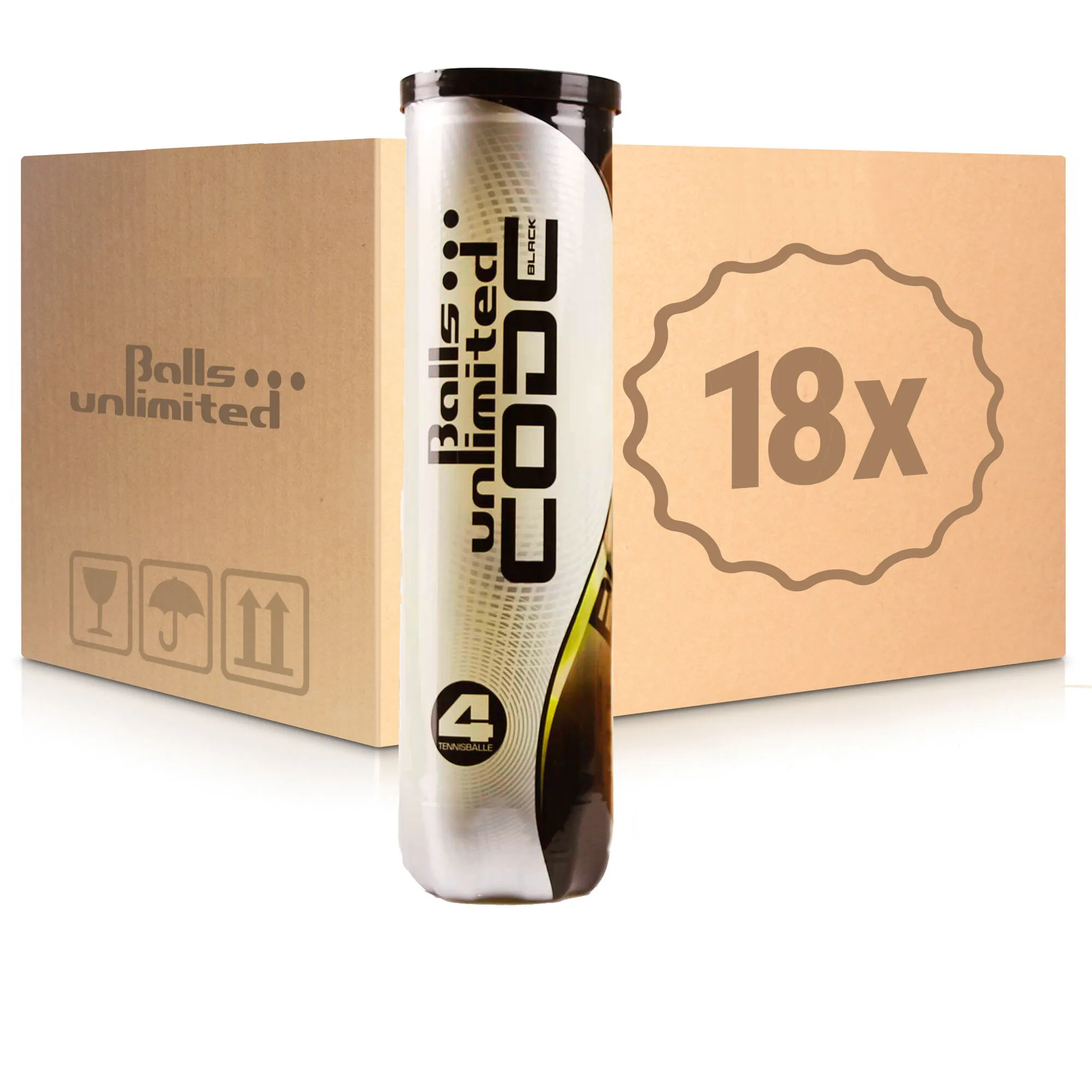 Balls Unlimited Code Black 18 Tubi Da 4 Nel Cartone 3 Balls Unlimited Code Black 18 Tubi Da 4 Nel Cartone