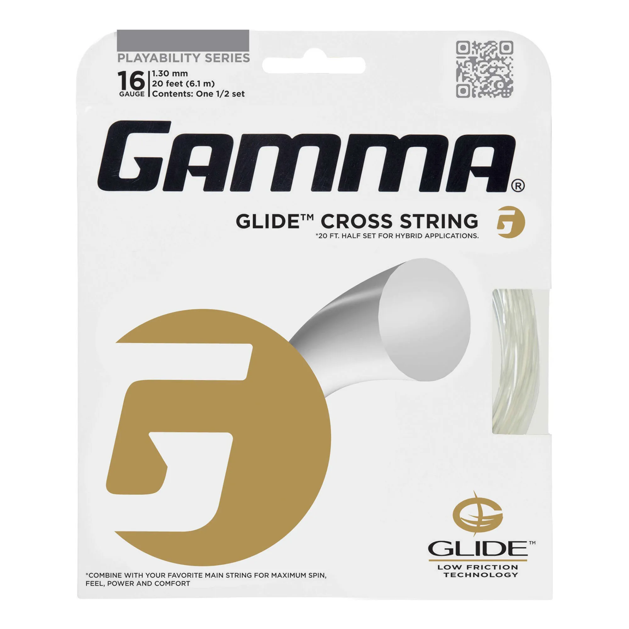 GAMMA Glide Cross Halfset Crystal Set Di Corde 6,10m - Bianco 3 GAMMA Glide Cross Halfset Crystal Set Di Corde 6,10m - Bianco