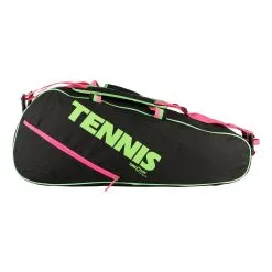 Tennis-Point Premium Neon 6R - Nero, Verde Neon -Racchette da tennis negozio 0122200000 0 4