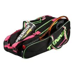 Tennis-Point Premium Neon 6R - Nero, Verde Neon -Racchette da tennis negozio 0122200000 11
