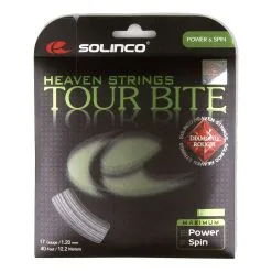 Solinco Tour Bite Diamond Rough Set Di Corde 12,2m - Argento