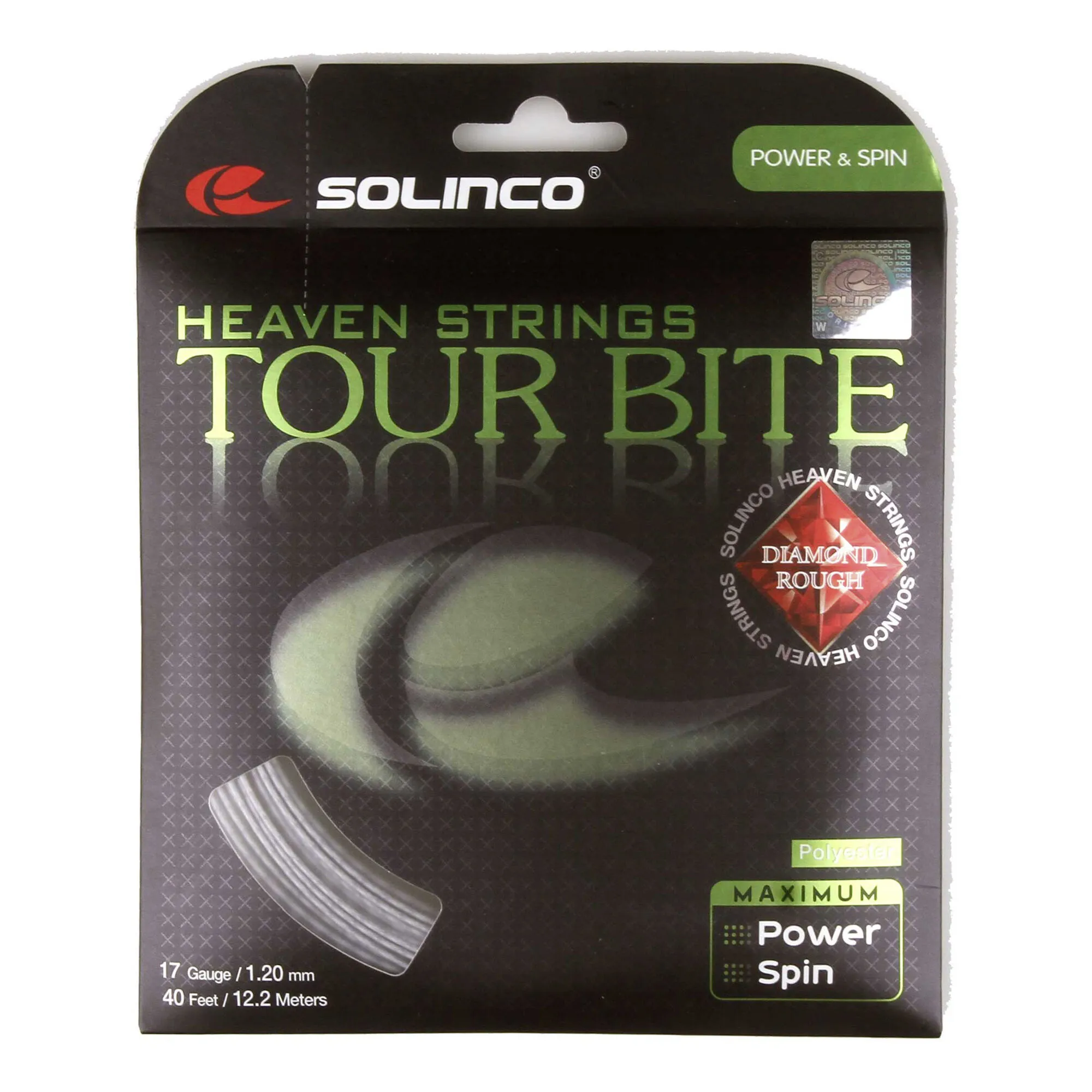 Solinco Tour Bite Diamond Rough Set Di Corde 12,2m - Argento 3 Solinco Tour Bite Diamond Rough Set Di Corde 12,2m - Argento
