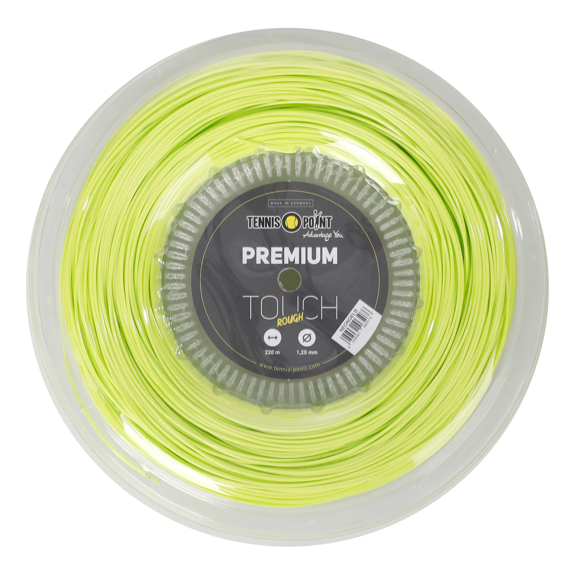 Tennis-Point Premium Touch Rough Rotolo Di Corde 220m - Lime 3 Tennis-Point Premium Touch Rough Rotolo Di Corde 220m - Lime