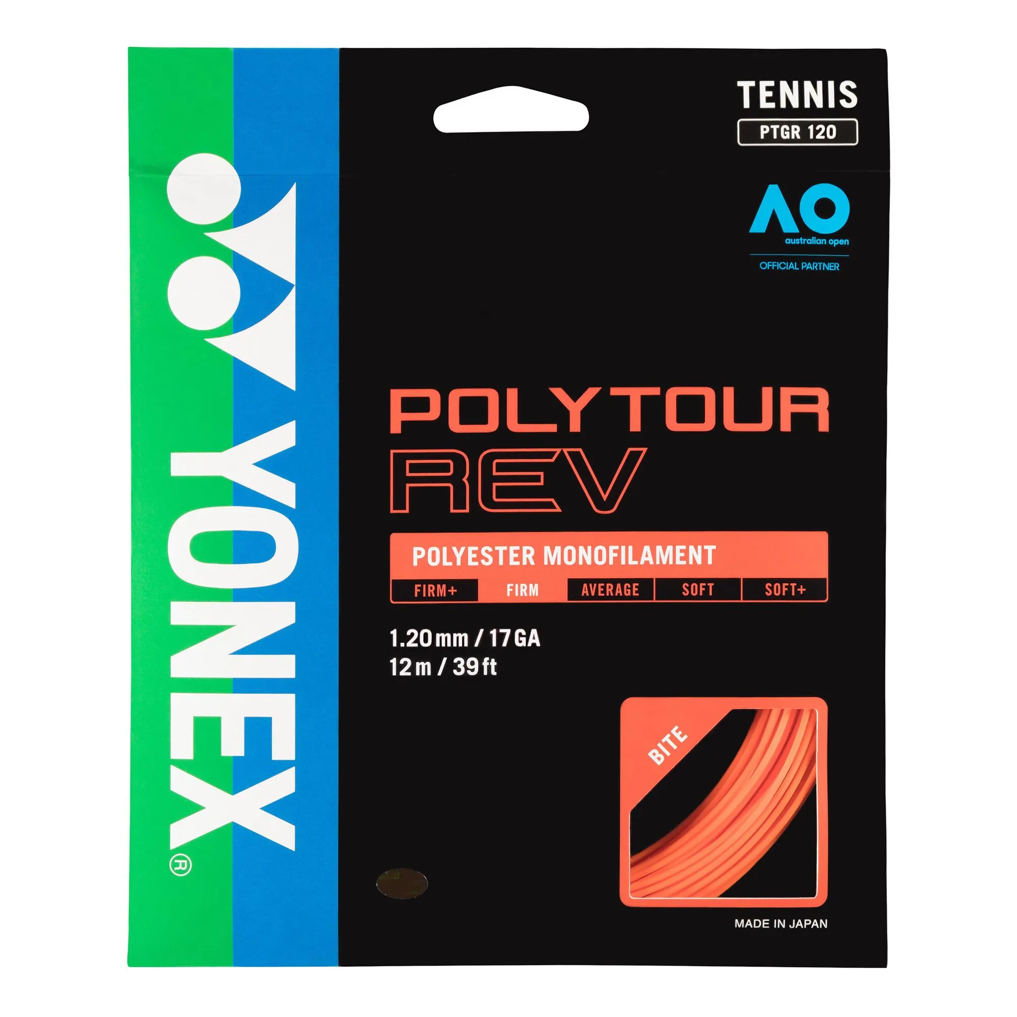 YONEX Poly Tour Rev Set Di Corde 12m - Arancione 3 YONEX Poly Tour Rev Set Di Corde 12m - Arancione