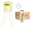 Tennis-Point Classic Tennisball 18 Tubi Da 4 In Aggiunta Cesto Per Palline