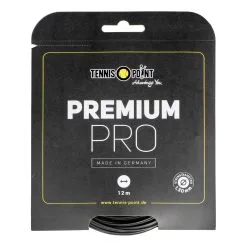 Tennis-Point Premium Pro Set Di Corde 12m - Nero