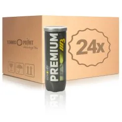 Tennis-Point Premium Tennisball 24 Tubi Da 3 Nel Cartone