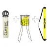 Tennis-Point Classic Tennisball 18 Tubi Da 4 In Aggiunta Cesto Per Palline, In Aggiunta Tubo Per Palline