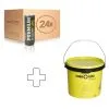 Tennis-Point Premium Tennisball 24 Tubi Da 3 Nel Cartone, In Aggiunta Secchiello Per Palline -Racchette da tennis negozio 0127400000 000