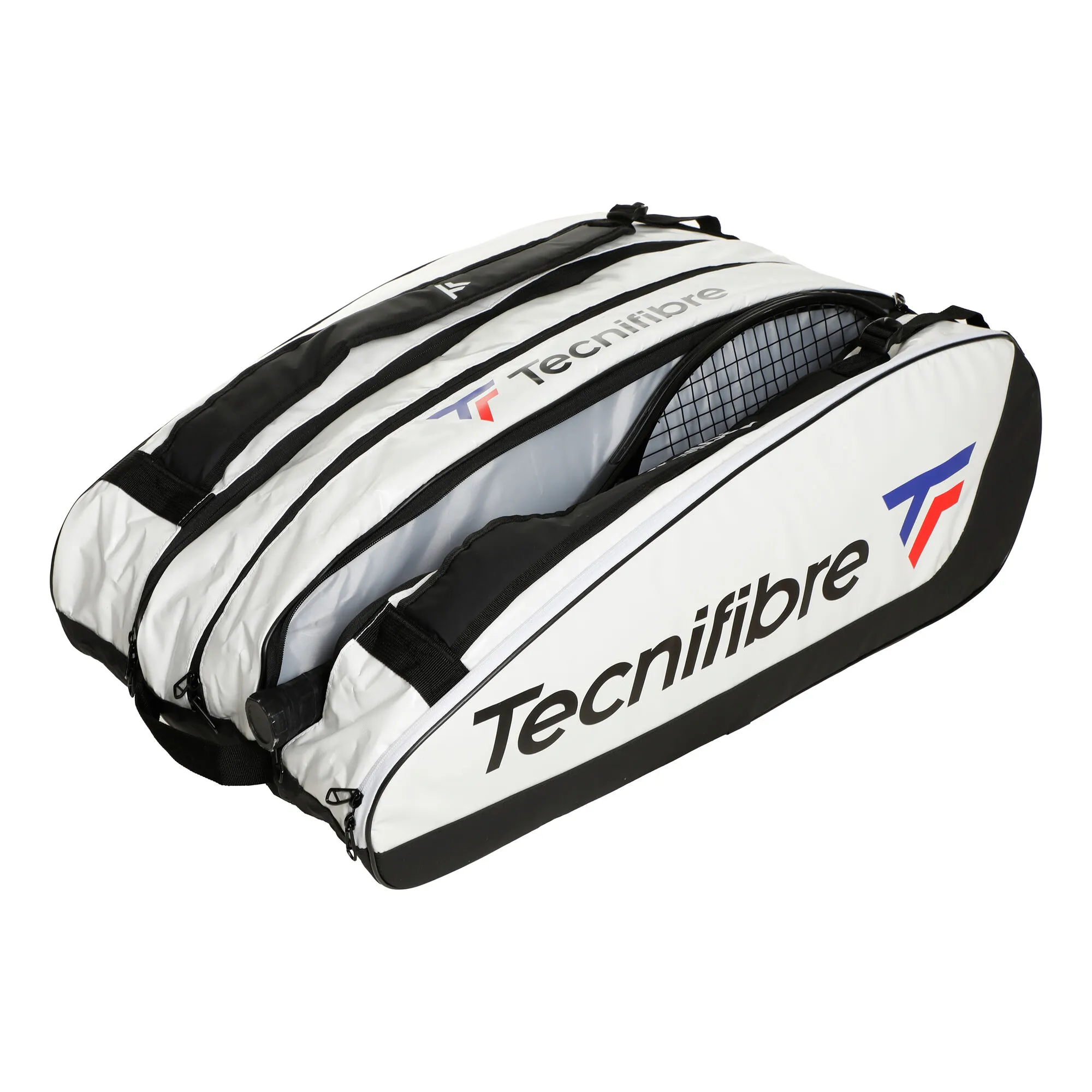 TECNIFIBRE Tour Endurance 2023 Borsa Per Racchetta Da 15 - Bianco, Nero 6 TECNIFIBRE Tour Endurance 2023 Borsa Per Racchetta Da 15 - Bianco, Nero - immagine 4