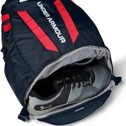 Under Armour Hustle 5.0 Zaino - Blu, Rosso -Racchette da tennis negozio 0139900000 12