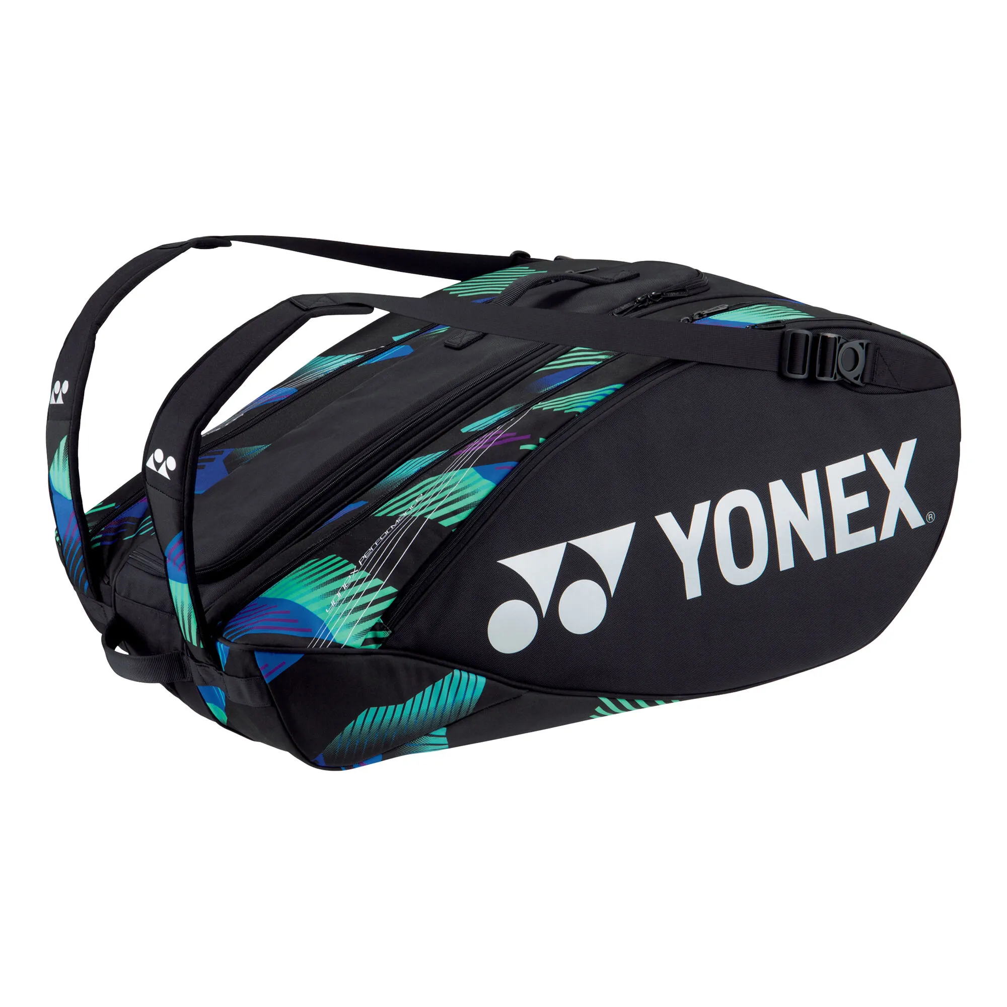 YONEX Pro Racquet Bag Borsa Per Racchetta Da 12 - Verde, Lilla 3 YONEX Pro Racquet Bag Borsa Per Racchetta Da 12 - Verde, Lilla