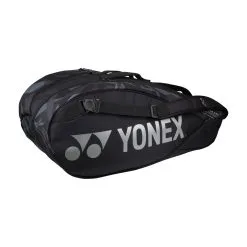 YONEX Pro Racquet Bag Borsa Per Racchetta Da 6 - Nero, Grigio