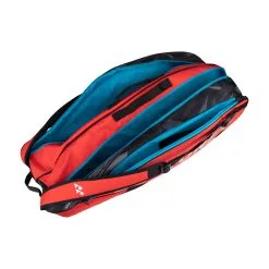 YONEX Pro Racquet Bag Borsa Per Racchetta Da 6 - Rosso, Nero -Racchette da tennis negozio 0152600000 10