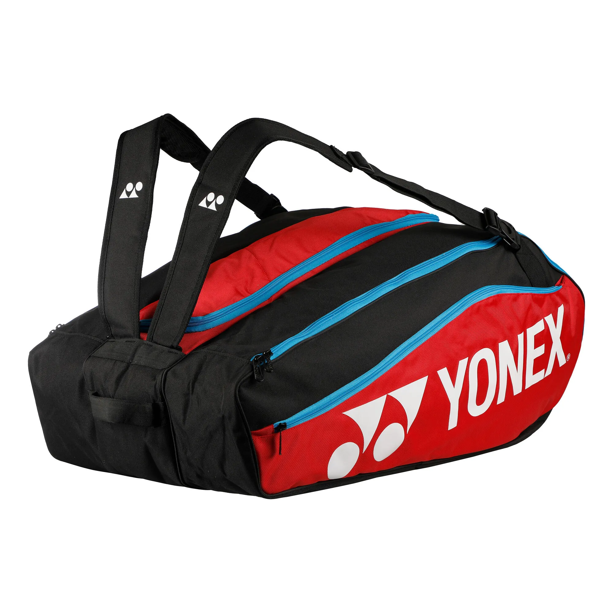 YONEX Club Line Racket Bag Borsa Per Racchetta Da 12 - Rosso, Nero 9 YONEX Club Line Racket Bag Borsa Per Racchetta Da 12 - Rosso, Nero - immagine 7