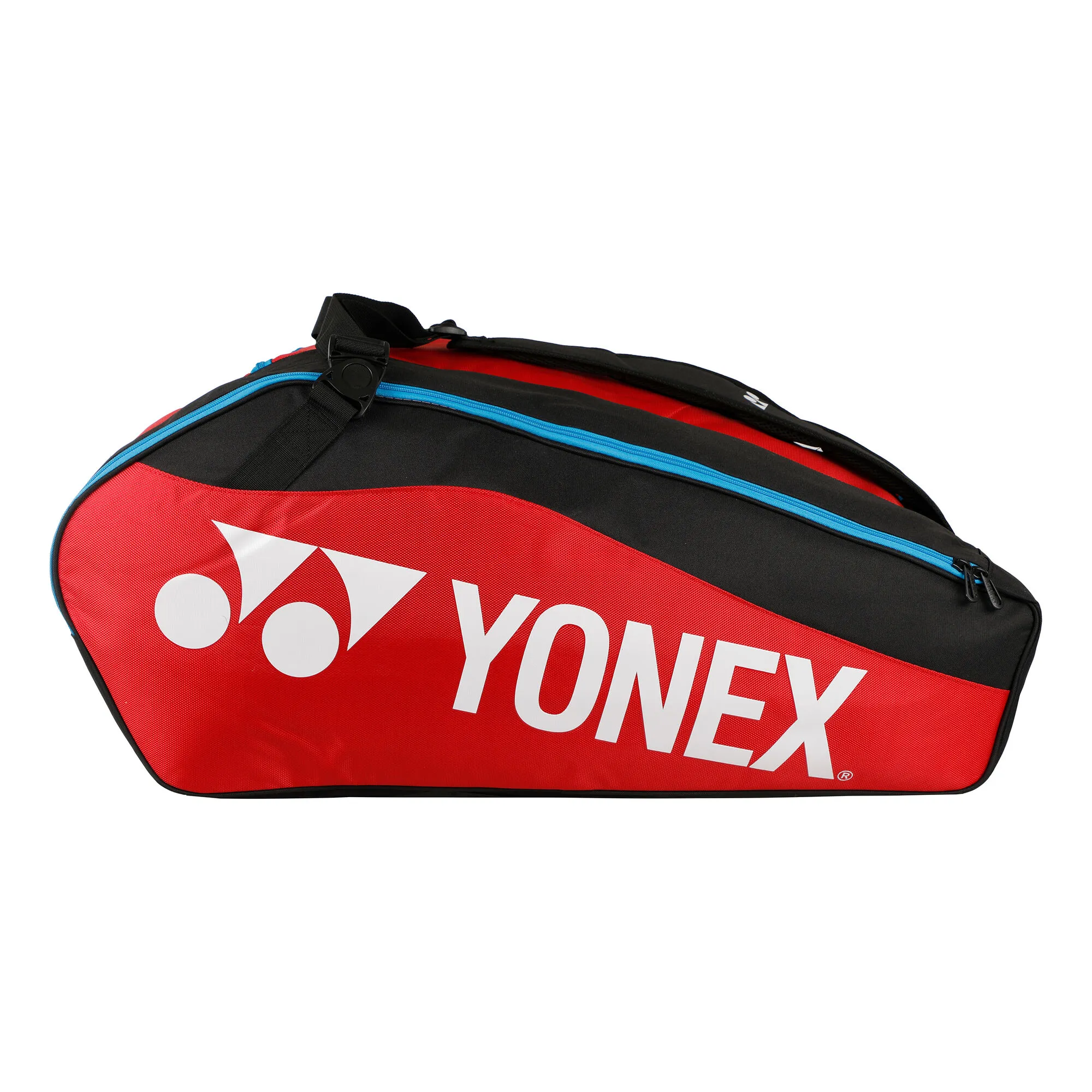YONEX Club Line Racket Bag Borsa Per Racchetta Da 12 - Rosso, Nero 10 YONEX Club Line Racket Bag Borsa Per Racchetta Da 12 - Rosso, Nero - immagine 8