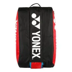 YONEX Club Line Racket Bag Borsa Per Racchetta Da 12 - Rosso, Nero 12 YONEX Club Line Racket Bag Borsa Per Racchetta Da 12 - Rosso, Nero -Racchette da tennis negozio 0154500000 0 4