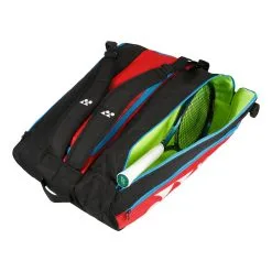 YONEX Club Line Racket Bag Borsa Per Racchetta Da 12 - Rosso, Nero 13 YONEX Club Line Racket Bag Borsa Per Racchetta Da 12 - Rosso, Nero -Racchette da tennis negozio 0154500000 10