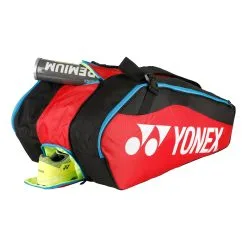 YONEX Club Line Racket Bag Borsa Per Racchetta Da 12 - Rosso, Nero 14 YONEX Club Line Racket Bag Borsa Per Racchetta Da 12 - Rosso, Nero -Racchette da tennis negozio 0154500000 11