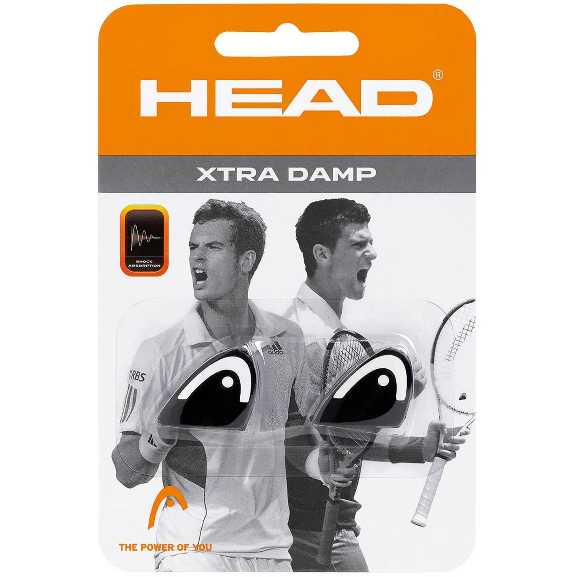 Head Xtra Damp Pack Antivibrazioni Confezione Da 2 - Nero 3 Head Xtra Damp Pack Antivibrazioni Confezione Da 2 - Nero