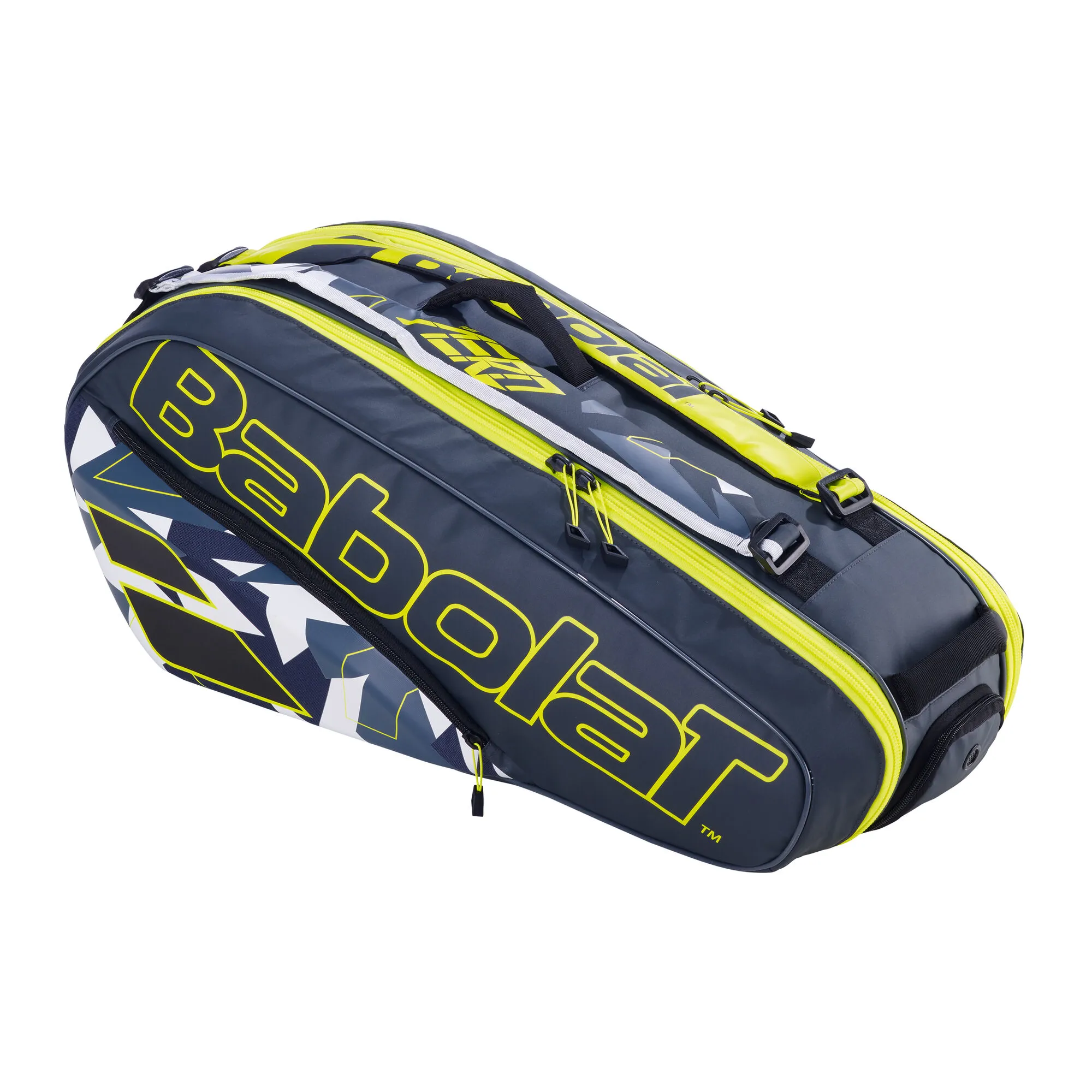 Babolat RH X 6 Pure Aero Borsa Per Racchetta - Antracite, Giallo 3 Babolat RH X 6 Pure Aero Borsa Per Racchetta - Antracite, Giallo