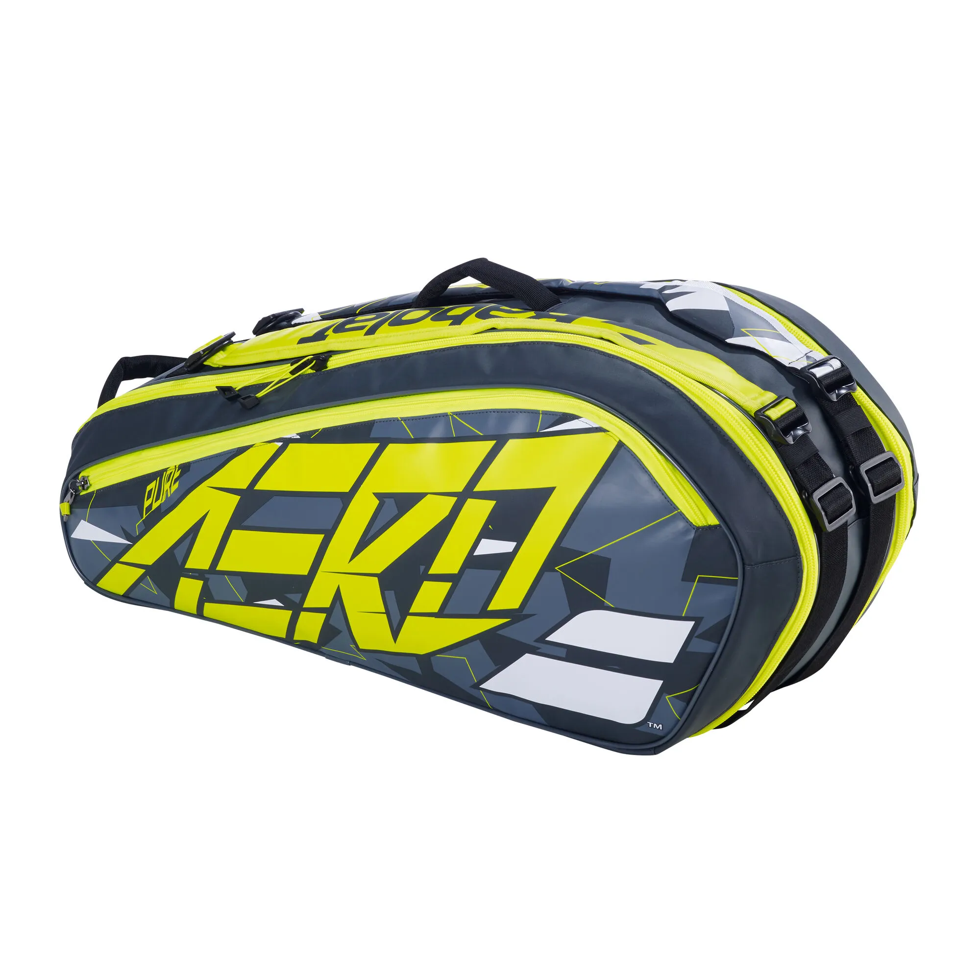 Babolat RH X 6 Pure Aero Borsa Per Racchetta - Antracite, Giallo 5 Babolat RH X 6 Pure Aero Borsa Per Racchetta - Antracite, Giallo - immagine 3