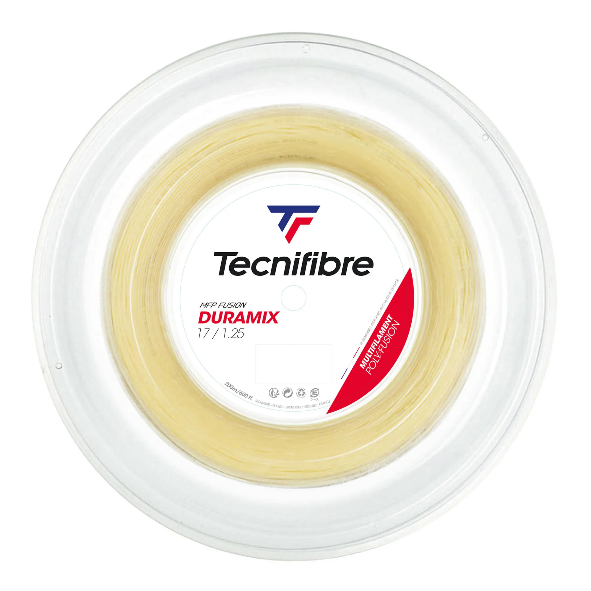 TECNIFIBRE Duramix HD 200m Rotolo Di Corde - Colori Naturali 3 TECNIFIBRE Duramix HD 200m Rotolo Di Corde - Colori Naturali