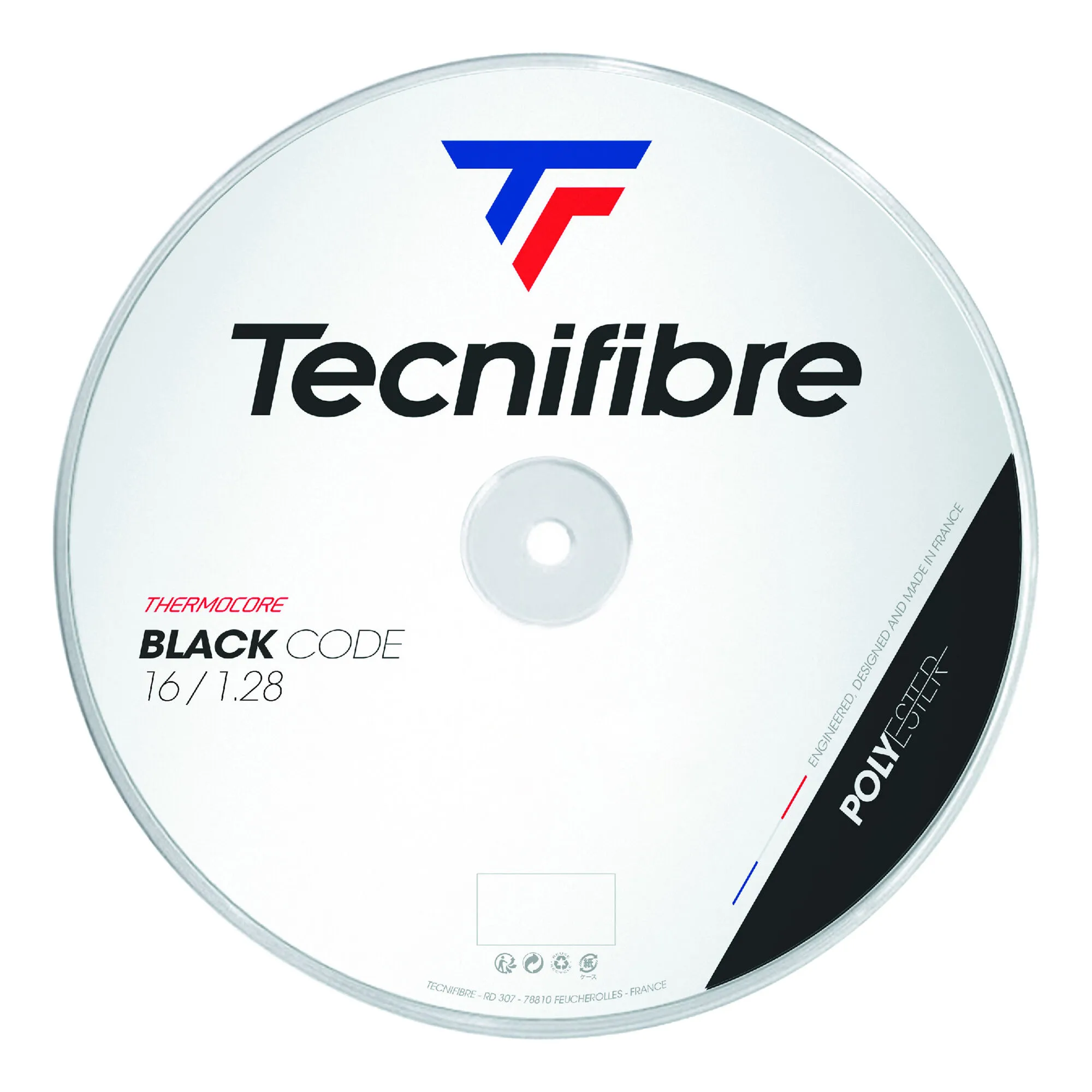 TECNIFIBRE Black Code Fire 200m Rotolo Di Corde - Arancione, Rosso 3 TECNIFIBRE Black Code Fire 200m Rotolo Di Corde - Arancione, Rosso