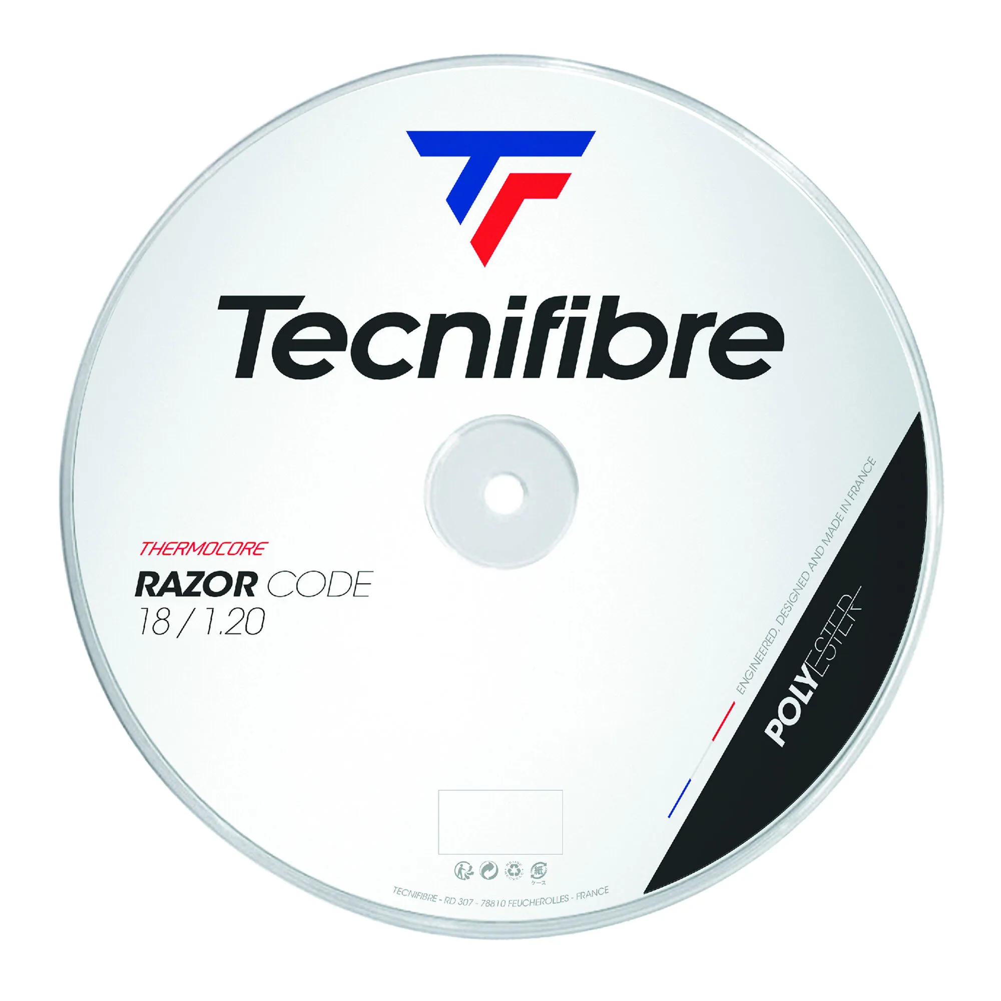 TECNIFIBRE Razor Code 200m Rotolo Di Corde - Bianco 3 TECNIFIBRE Razor Code 200m Rotolo Di Corde - Bianco