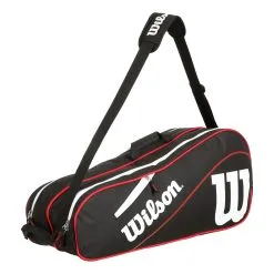 Wilson Advantage III Six Borsa Per Racchetta - Nero, Bianco -Racchette da tennis negozio 0199200000 0 1