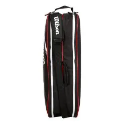 Wilson Advantage III Six Borsa Per Racchetta - Nero, Bianco -Racchette da tennis negozio 0199200000 0 2
