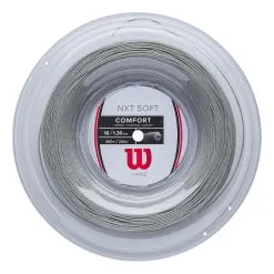 Wilson NXT Soft Reel Rotolo Di Corde 200m - Argento