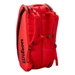 Wilson Roger Federer DNA Borsa Per Racchetta Da 12 - Rosso, Nero -Racchette da tennis negozio 0217300000 10