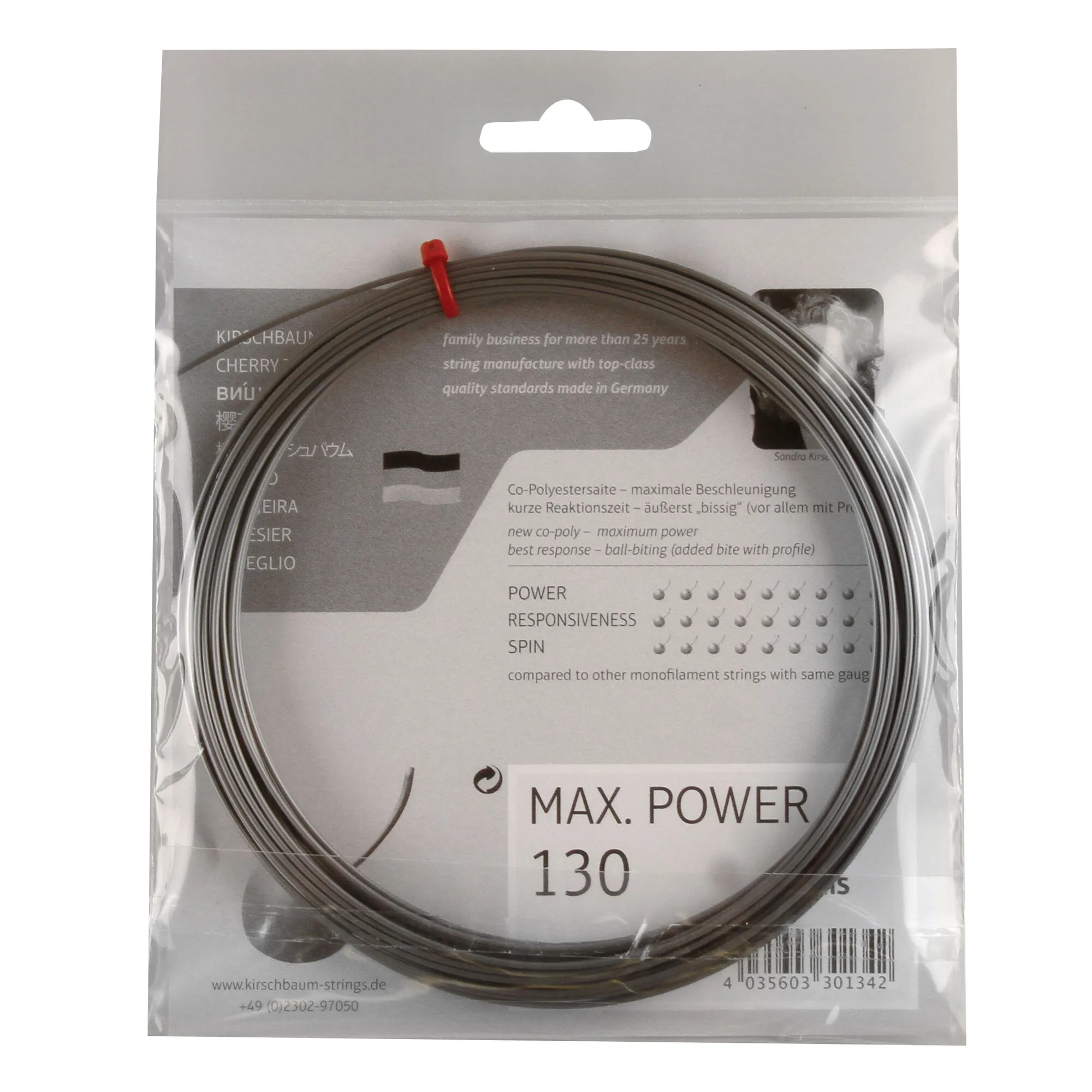 KIRSCHBAUM Max Power Set Di Corde 12m - Antracite 4 KIRSCHBAUM Max Power Set Di Corde 12m - Antracite - immagine 2