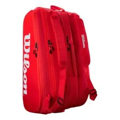 Wilson Super Tour Borsa Per Racchetta Da 15 - Rosso, Bianco 7 Wilson Super Tour Borsa Per Racchetta Da 15 - Rosso, Bianco -Racchette da tennis negozio 0220500000 0 2