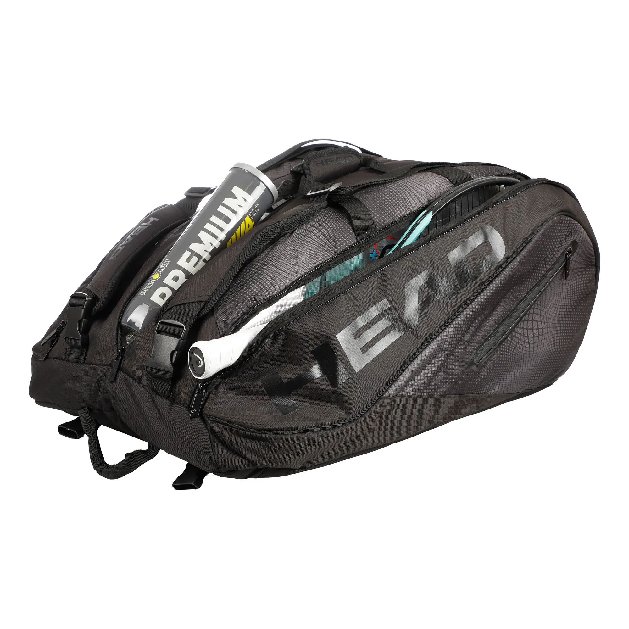 Head Tour Team 15R Megacombi Borsa Per Racchetta Edizione Speciale - Nero, Nero Brillante 7 Head Tour Team 15R Megacombi Borsa Per Racchetta Edizione Speciale - Nero, Nero Brillante - immagine 5
