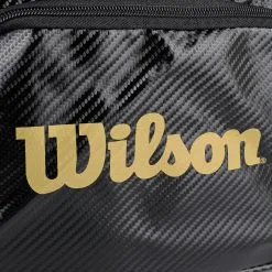 Wilson Elite Borsa Sportiva Edizione Speciale - Nero, Oro -Racchette da tennis negozio 0226300000 13
