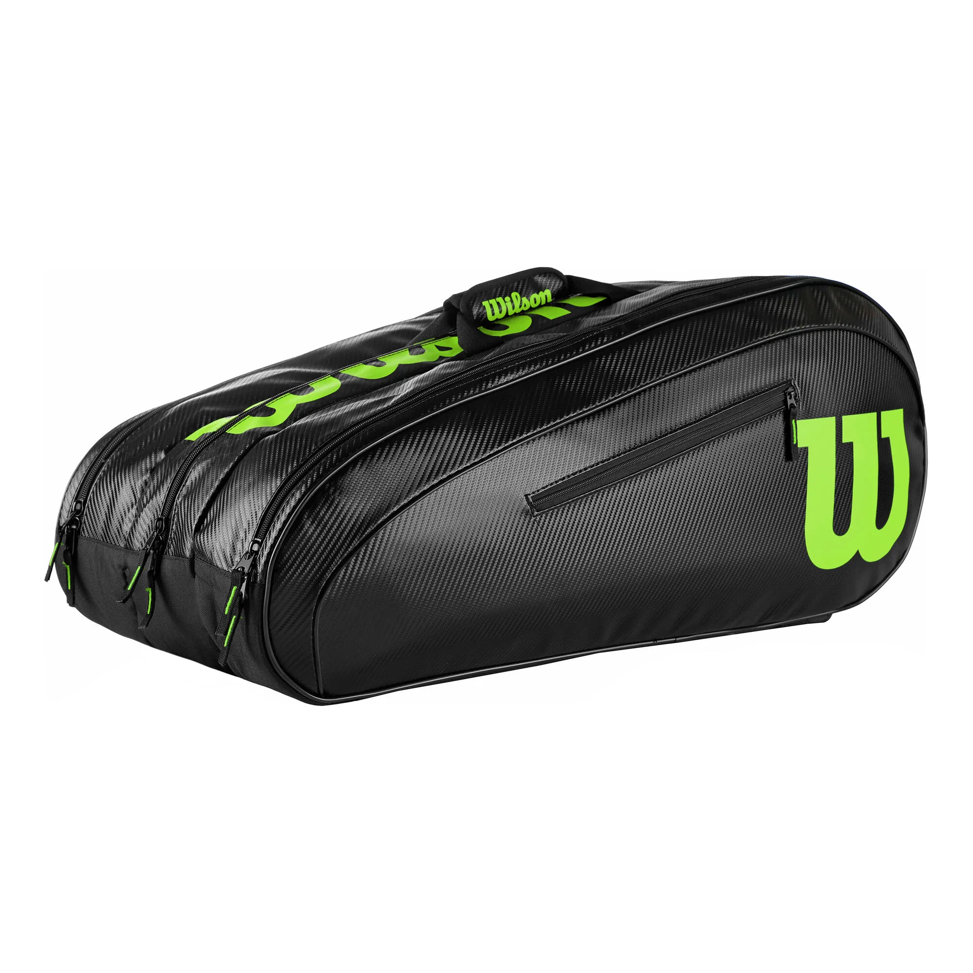 Wilson Elite Borsa Per Racchetta Da 15 Edizione Speciale - Nero, Lime 3 Wilson Elite Borsa Per Racchetta Da 15 Edizione Speciale - Nero, Lime