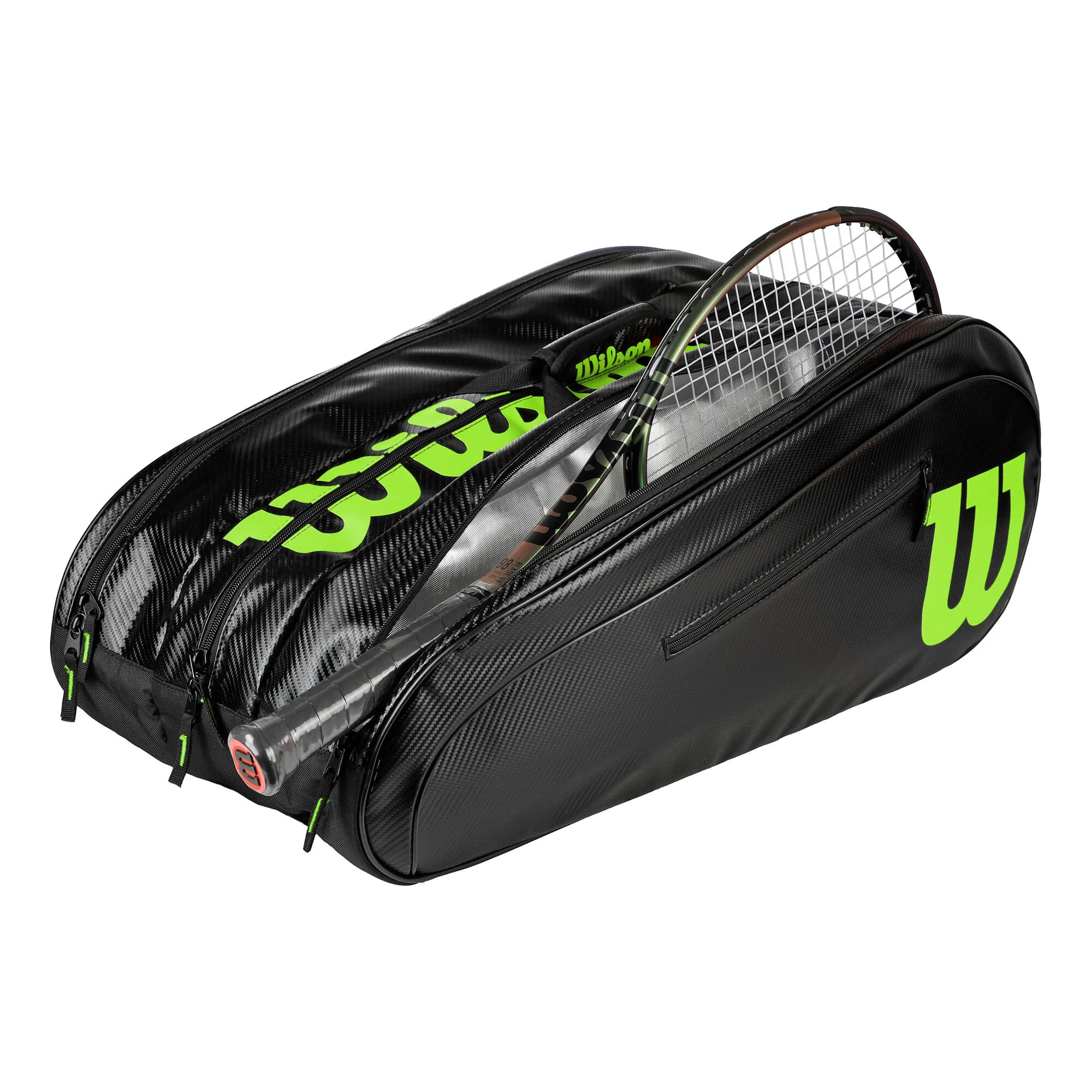 Wilson Elite Borsa Per Racchetta Da 15 Edizione Speciale - Nero, Lime 7 Wilson Elite Borsa Per Racchetta Da 15 Edizione Speciale - Nero, Lime - immagine 5