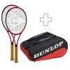 Dunlop 2x CX 200 Tour 18x20 In Aggiunta Borsa Per Racchetta -Racchette da tennis negozio 02277000 000