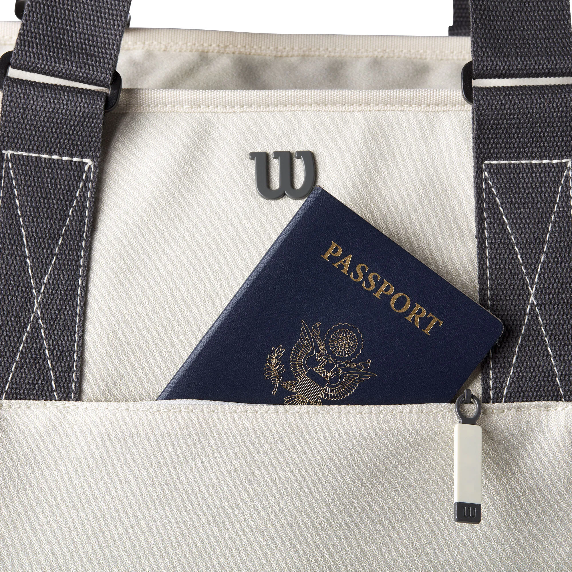 Wilson Women's Tote Borsa Sportiva Per Padel - Bianco 6 Wilson Women's Tote Borsa Sportiva Per Padel - Bianco - immagine 4