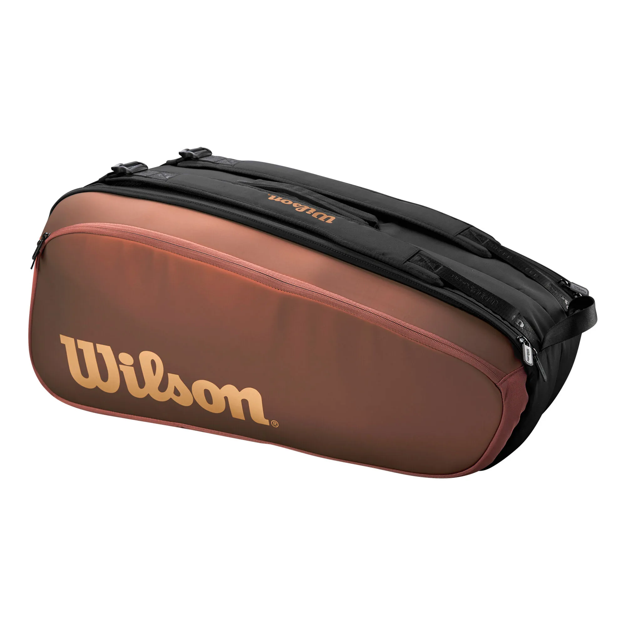 Wilson Super Tour Pro Staff V14 Borsa Per Racchetta Da 9 - Bronzo 3 Wilson Super Tour Pro Staff V14 Borsa Per Racchetta Da 9 - Bronzo