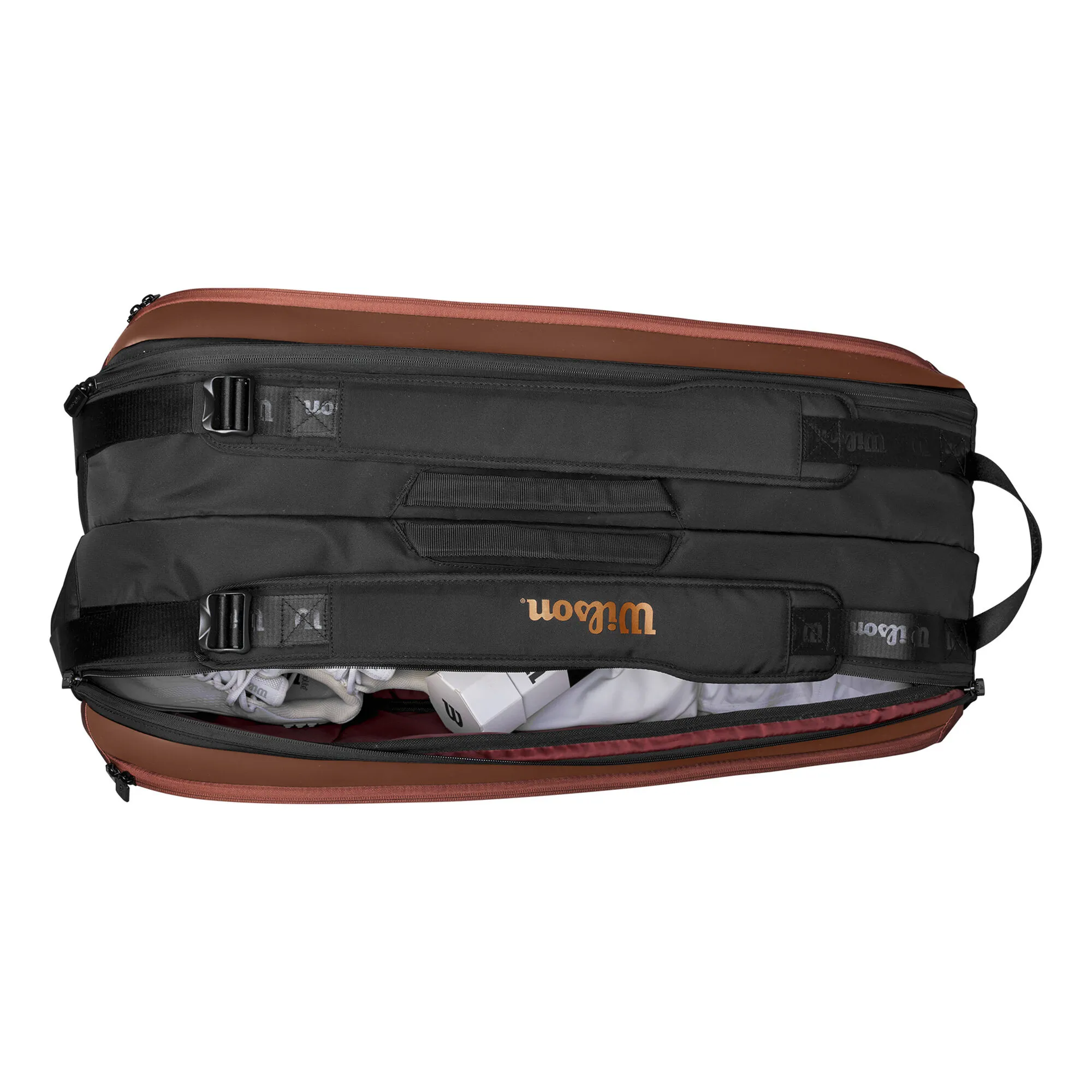 Wilson Super Tour Pro Staff V14 Borsa Per Racchetta Da 9 - Bronzo 6 Wilson Super Tour Pro Staff V14 Borsa Per Racchetta Da 9 - Bronzo - immagine 4