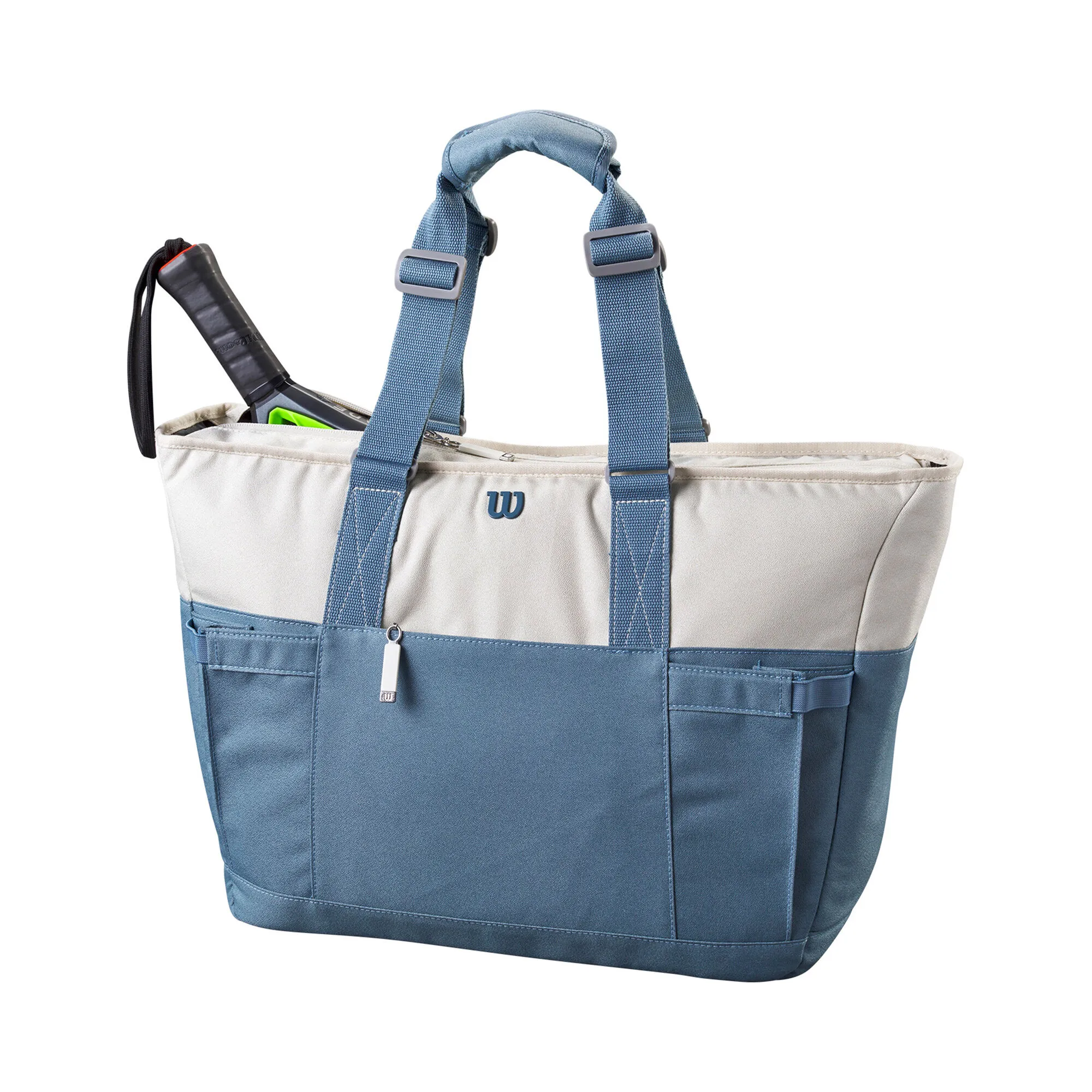 Wilson Women's Tote Borsa Sportiva Per Padel - Blu, Crema 4 Wilson Women's Tote Borsa Sportiva Per Padel - Blu, Crema - immagine 2