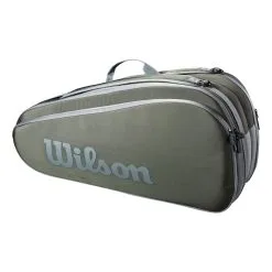 Wilson Tour Borsa Per Racchetta Da 6 - Verde Scuro -Racchette da tennis negozio 0235500000 0 1