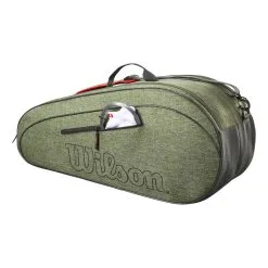 Wilson Team Borsa Per Racchetta Da 6 - Verde -Racchette da tennis negozio 0235600000 0 4