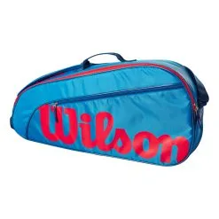 Wilson Junior Borsa Per Racchetta Da 3 - Blu, Arancione -Racchette da tennis negozio 0236700000 0 1