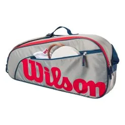 Wilson Junior Borsa Per Racchetta Da 3 - Grigio, Rosso 9 Wilson Junior Borsa Per Racchetta Da 3 - Grigio, Rosso -Racchette da tennis negozio 0236800000 0 2