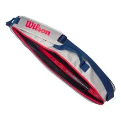 Wilson Junior Borsa Per Racchetta Da 3 - Grigio, Rosso 10 Wilson Junior Borsa Per Racchetta Da 3 - Grigio, Rosso -Racchette da tennis negozio 0236800000 11