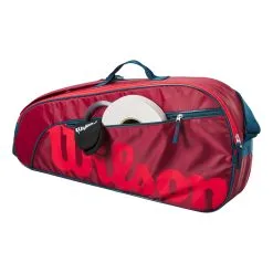 Wilson Junior Borsa Per Racchetta Da 3 - Rosso -Racchette da tennis negozio 0236900000 0 2